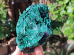 Natural Silky Malachite Specimens x 3 From Kasompe, Congo - Toprock Gemstones and Minerals 