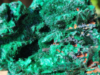 Natural Silky Malachite Specimens x 3 From Kasompe, Congo