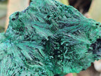 Natural Silky Malachite Specimens x 3 From Kasompe, Congo - Toprock Gemstones and Minerals 