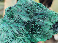 Natural Silky Malachite Specimens x 3 From Kasompe, Congo