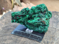 Natural Silky Malachite Specimens x 3 From Kasompe, Congo