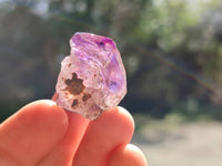 Natural Window Amethyst Crystals x 35 From Chiredzi, Zimbabwe