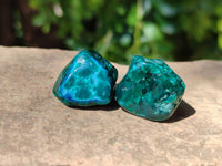 Polished Dioptase Free Forms x 35 From Likasi, Congo