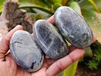 Polished Labradorite Galets x 12 From Tulear, Madagascar