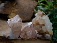 Natural Quartz Clusters x 24 From Mpika, Zambia
