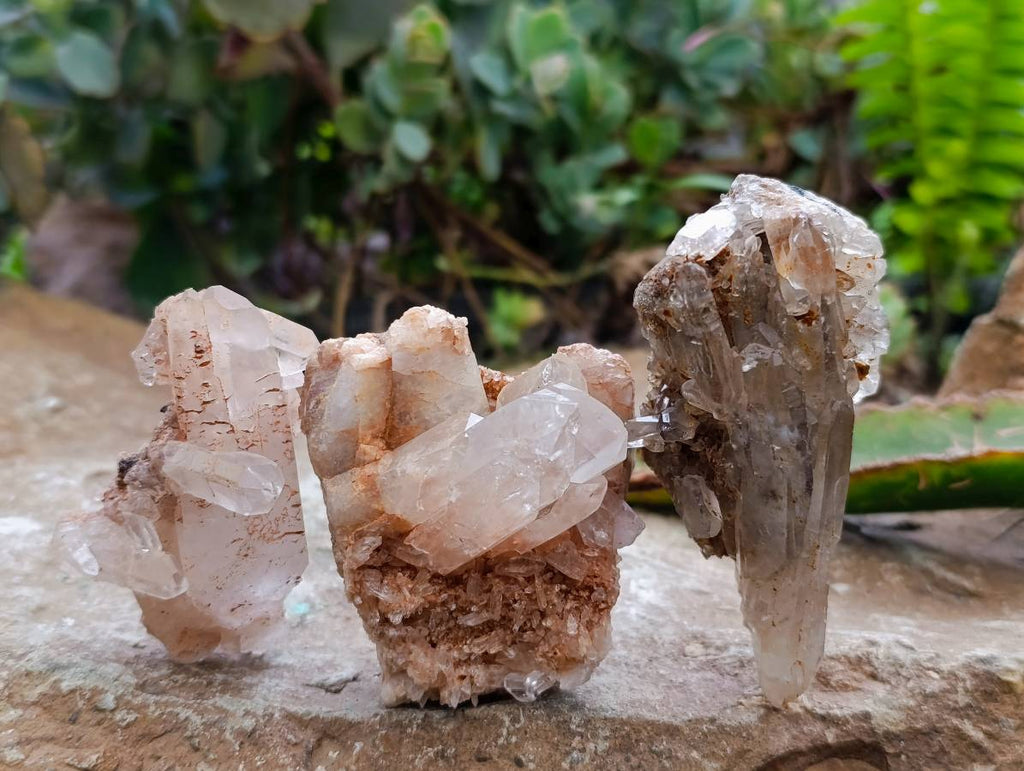 Natural Quartz Clusters x 24 From Mpika, Zambia - Toprock Gemstones and Minerals 