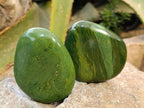 Polished Verdite Palm Stones x 6 From Zimbabwe - Toprock Gemstones and Minerals 