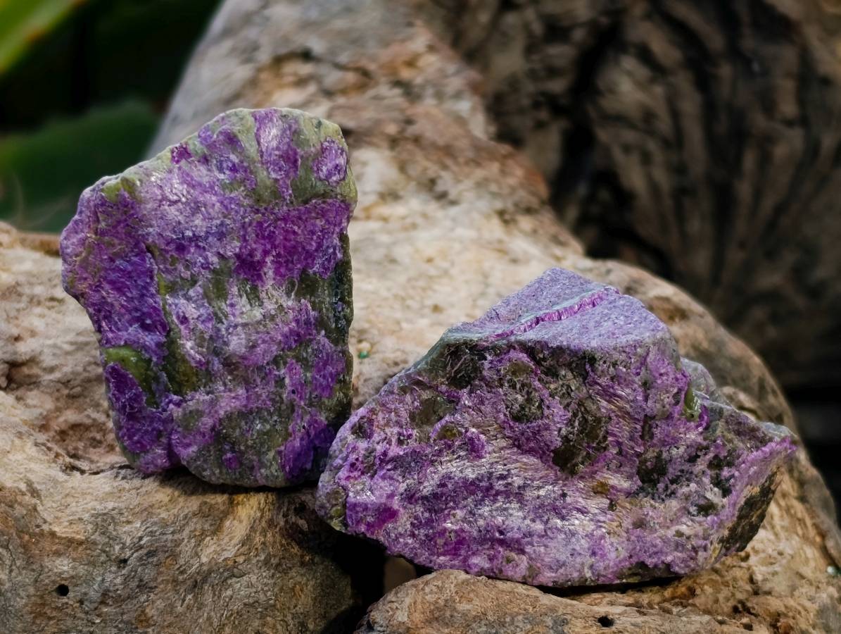 Natural Stichtite Cobbed Specimens x 2.24Kg Lot From Barberton, South Africa - Toprock Gemstones and Minerals 