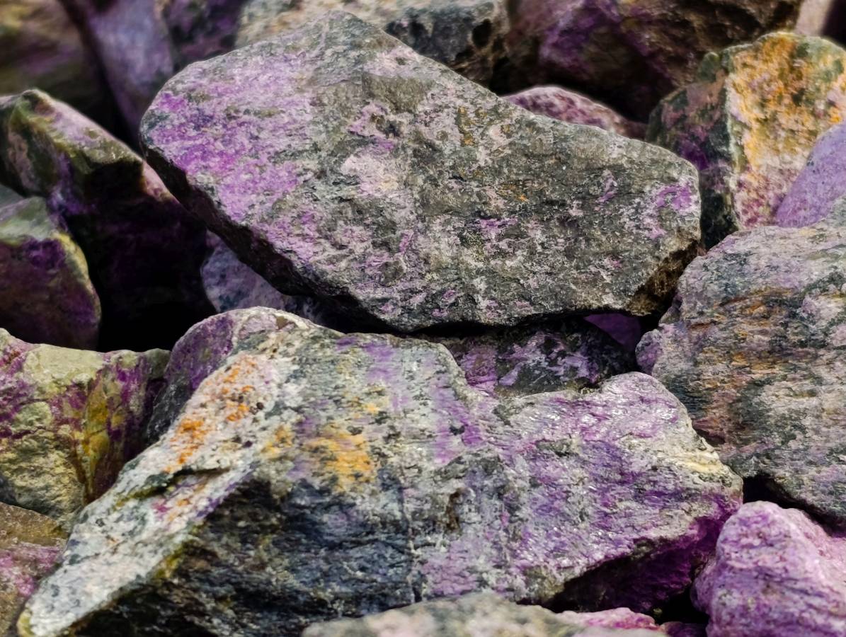 Natural Stichtite Cobbed Specimens x 2.24Kg Lot From Barberton, South Africa - Toprock Gemstones and Minerals 