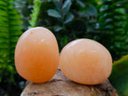 Polished Orange Twist Calcite Galets x 12 From Maevantanana, Madagascar - Toprock Gemstones and Minerals 