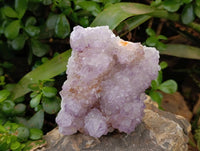 Natural Sunburst Amethyst Spirit Quartz Clusters x 2 From Boekenhouthoek, South Africa