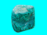 Polished Flower Banded Malachite Free Forms x 35 From Congo