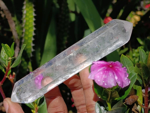 Polished Double Terminated Clear Quartz Crystals x 7 From Madagascar