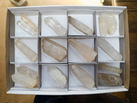 Natural Quartz Crystals x 16 From Madagascar