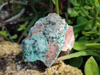 Natural Drusy Quartz Coated Malachite On Red Copper Dolomite Specimens x 3 From Lupoto Mine, Congo - Toprock Gemstones and Minerals 