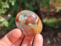 Polished Polychrome Jasper Palm Stones x 20 From NW Coast, Madagascar