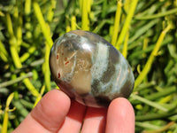 Polished Polychrome Jasper Palm Stones x 20 From NW Coast, Madagascar