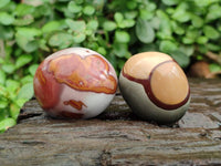 Polished Polychrome Jasper Palm Stones x 20 From NW Coast, Madagascar