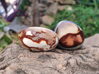 Polished Polychrome Jasper Palm Stones x 20 From NW Coast, Madagascar