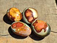 Polished Polychrome Jasper Palm Stones x 20 From NW Coast, Madagascar