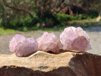Natural Amethyst Spirit Quartz Clusters x 12 From Boekenhouthoek, South Africa