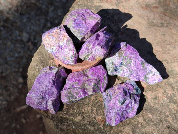 Natural Stichtite Cobbed Specimens x 70 From Barberton, South Africa