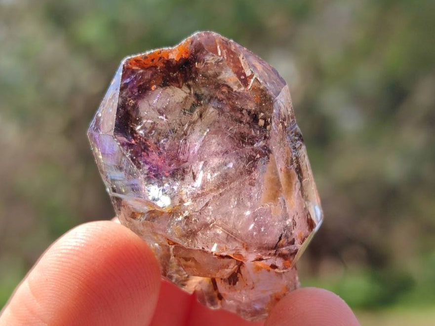 Natural Window Amethyst Crystals x 20 From Chiredzi, Zimbabwe - Toprock Gemstones and Minerals 