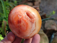 Polished Carnelian Agate Gemstone Galets x 12 From Madagascar