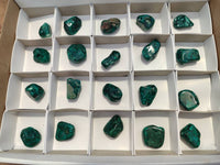Polished Dioptase Free Forms x 20 From Likasi, Congo