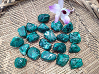 Polished Dioptase Free Forms x 20 From Likasi, Congo