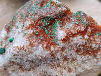 Natural Ball Malachite and Drusy Quartz On Dolomite Matrix Specimens x 2 From Kambove, Congo