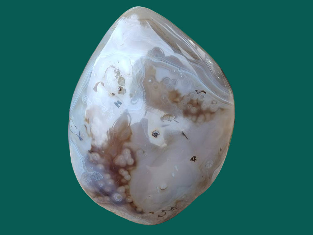 Polished Agate Standing Free Forms x 1 From West Coast, Madagascar - Toprock Gemstones and Minerals 