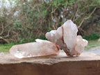 Natural Quartz Clusters x 4 From Mpika, Zambia - Toprock Gemstones and Minerals 