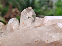 Natural Quartz Clusters x 4 From Mpika, Zambia