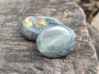 Polished Labradorite Palm Stones x 20 From Tulear, Madagascar - Toprock Gemstones and Minerals 