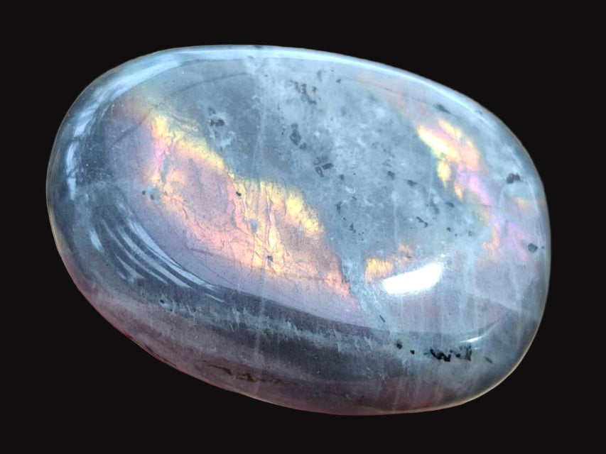 Polished Labradorite Palm Stones x 20 From Tulear, Madagascar - Toprock Gemstones and Minerals 