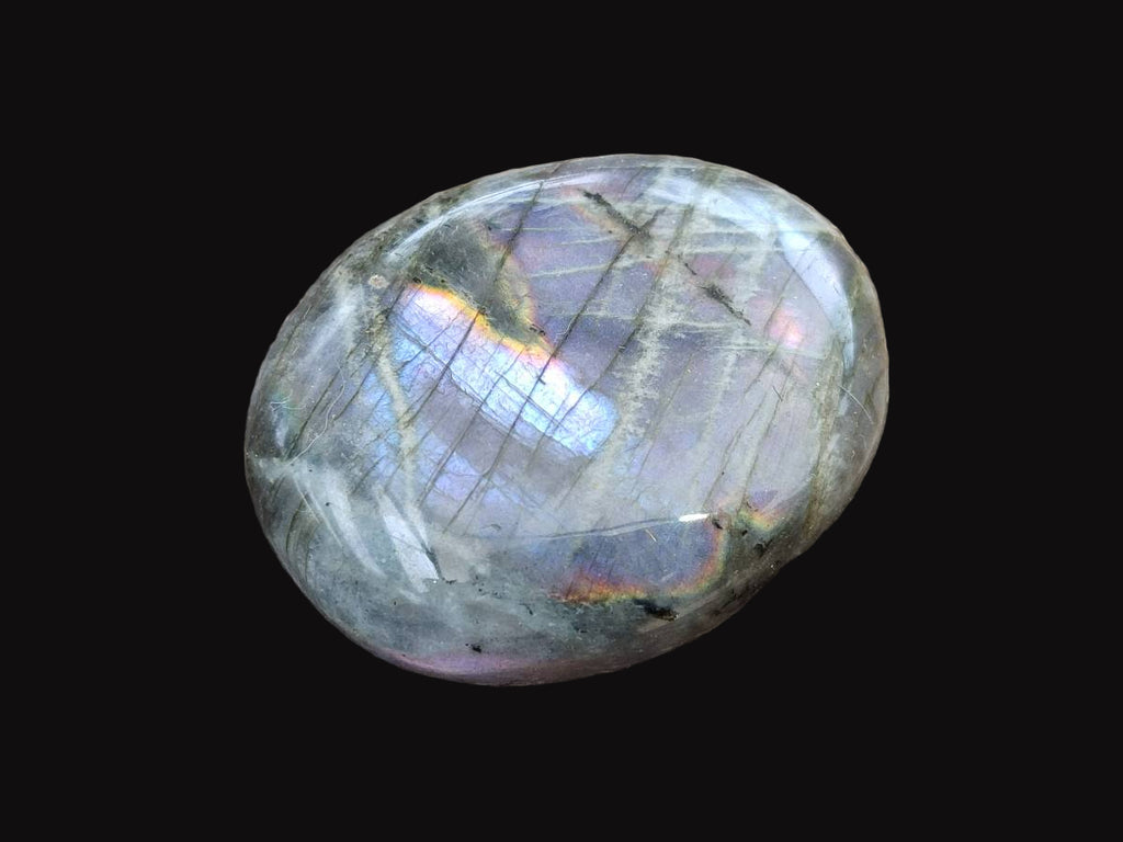 Polished Labradorite Palm Stones x 20 From Tulear, Madagascar - Toprock Gemstones and Minerals 