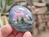 Polished Labradorite Palm Stones x 20 From Tulear, Madagascar