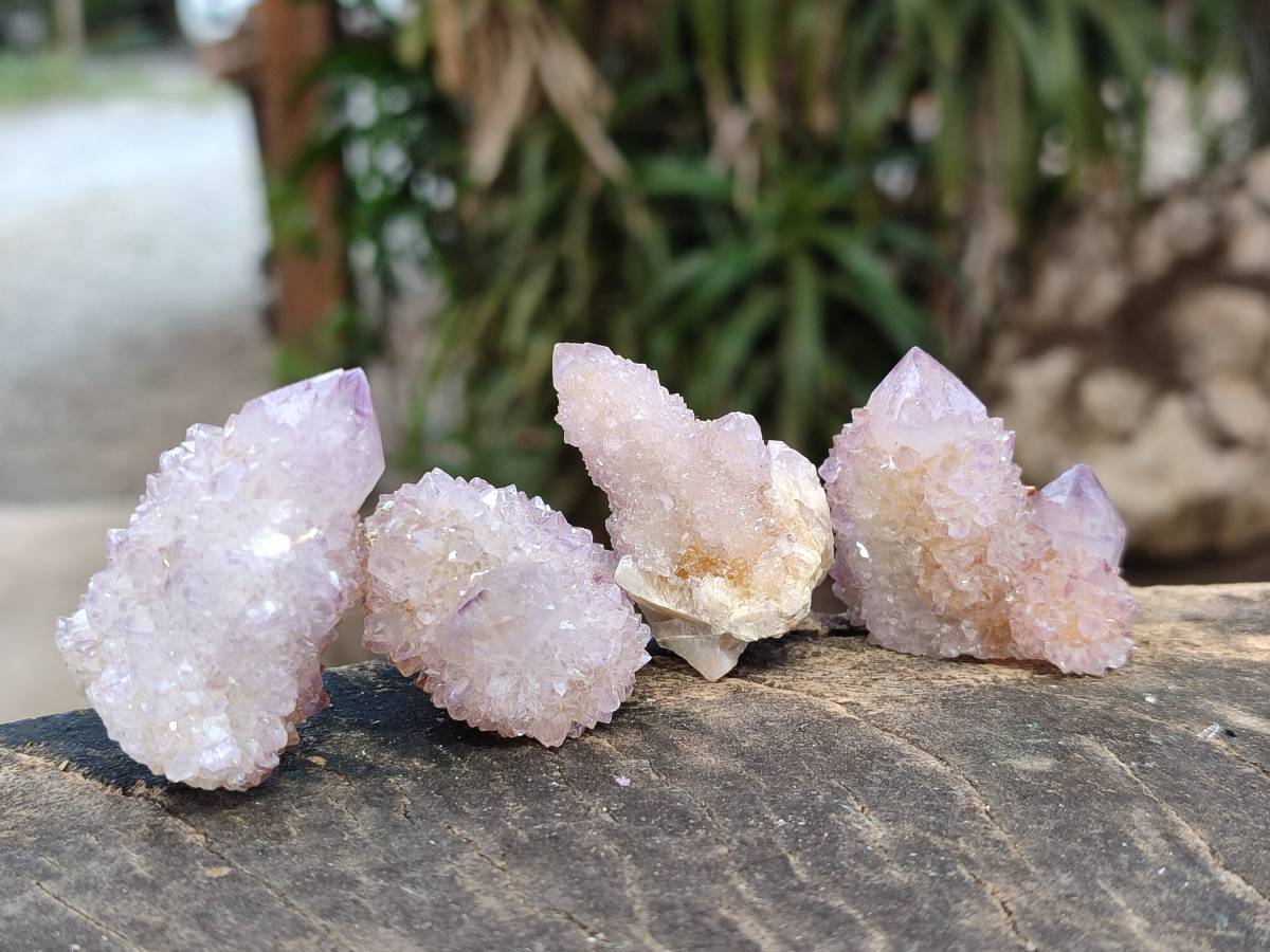 Natural Mixture Of Spirit Amethyst and Ametrine Clusters x 35 From Boekenhouthoek, South Africa - Toprock Gemstones and Minerals 