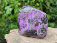 Polished Stichtite Free Forms x 4 From Barberton, South Africa