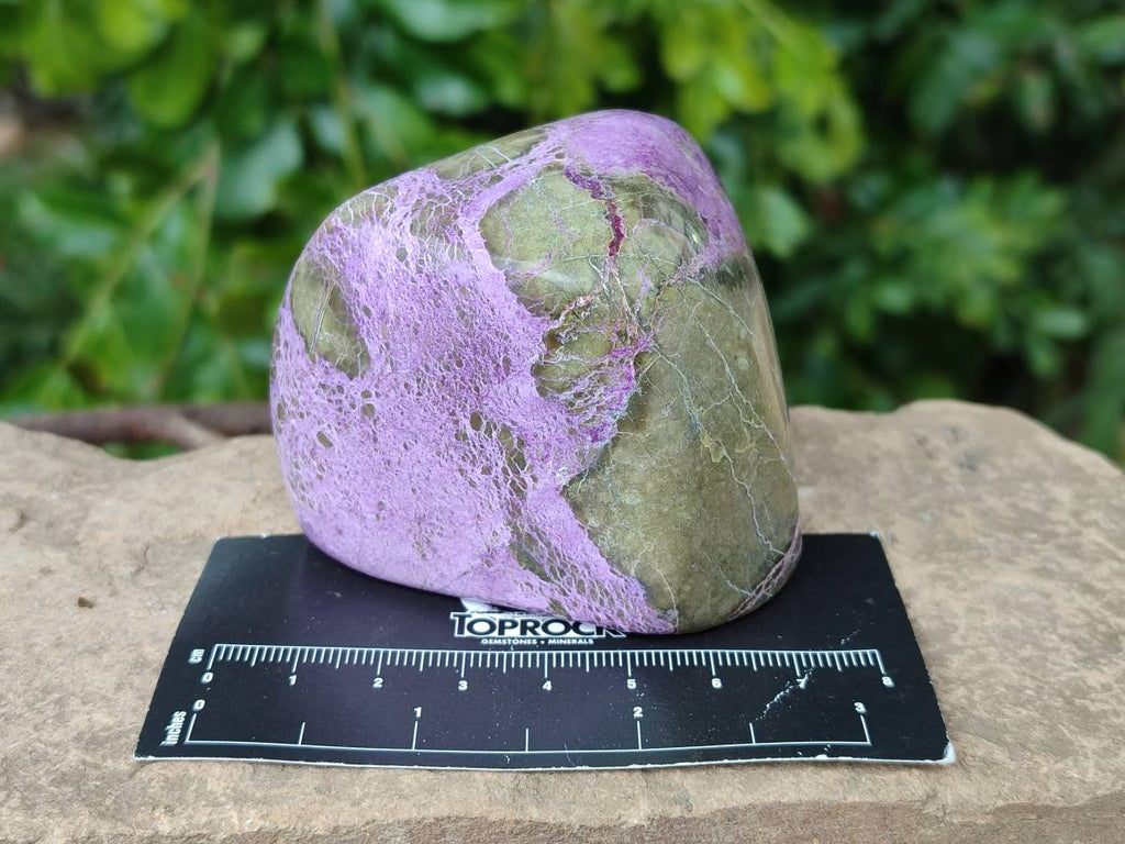 Polished Stichtite Free Forms x 4 From Barberton, South Africa - Toprock Gemstones and Minerals 