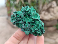 Natural Silky Malachite Specimens x 12 From Kasompe, Congo