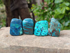 Polished Shattuckite Free Forms x 35 From Congo - Toprock Gemstones and Minerals 