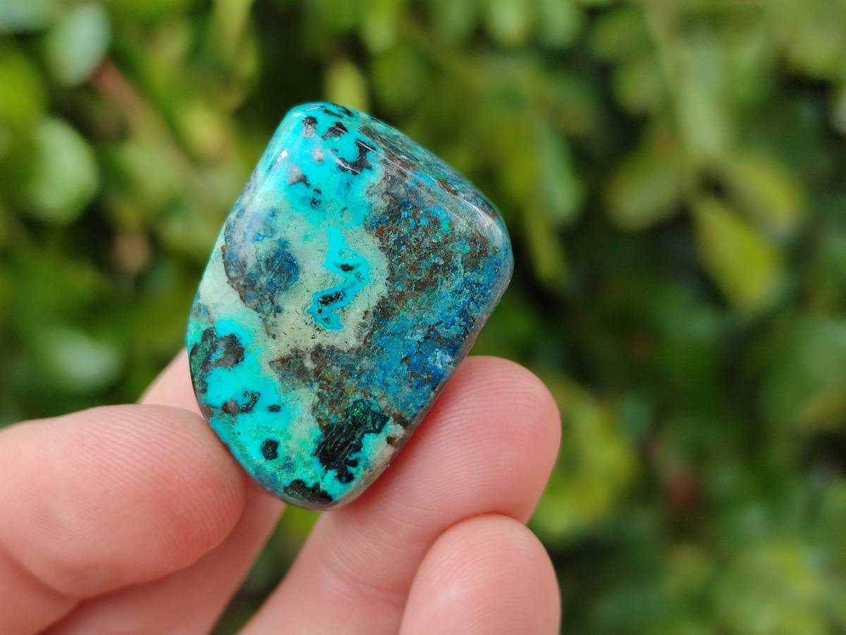 Polished Shattuckite Free Forms x 35 From Congo - Toprock Gemstones and Minerals 