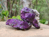 Natural Metallic Purpurite Specimens x 12 From Erongo, Namibia