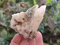 Natural Drusy Quartz Coated Calcite Pseudomorph Specimens x 4 From Alberts Mountain, Lesotho