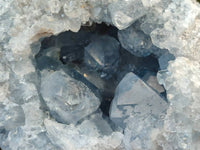 Natural Blue Celestite Geode Specimens x 1 From Sakoany, Madagascar