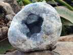 Natural Blue Celestite Geode Specimens x 1 From Sakoany, Madagascar - Toprock Gemstones and Minerals 
