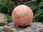 Polished Orange Twist Calcite Sphere x 1 From Maevantanana, Madagascar - Toprock Gemstones and Minerals 