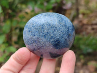 Polished Lazulite Palm Stones x 12 From Madagascar